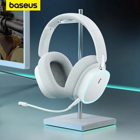 Tai nghe không dây Baseus AeQur GH02 – Gaming, Driver 40mm, 2.4G/Wireless/Cable, LED RGB, âm thanh sống động, đeo êm