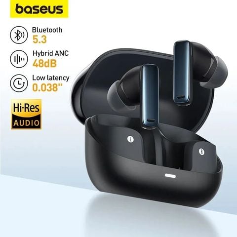 Tai Nghe Bluetooth Chống Ồn Chủ Động Baseus Bowie M2s True Wireless Bisa 3D ANC -48dB (Bluetooth 5.3, 30H, APP Control, No-delay & HD Stereo Gaming Earbuds)