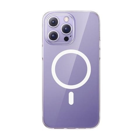 Ốp Lưng Siêu Mỏng Từ Tính Baseus Crystal Series Magnetic cho iPhone (Tặng kèm cường lực)