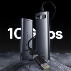 Box SSD Baseus FlyJoy Series – Hỗ trợ SATA + M.2 NVMe, Type-C 3.2 Gen2, tương thích 2230–2280, bản nâng cấp