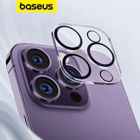 Kính Bảo Vệ Camera Baseus Crystal Series HD Full-frame for iP 15/16 Series (Pack of 2 with 2 cleaning kits)