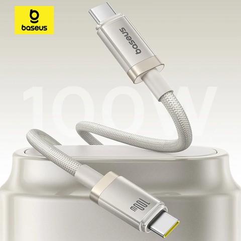 Cáp Sạc Nhanh C to C Baseus Titanium Alloy 100W (480Mbps)