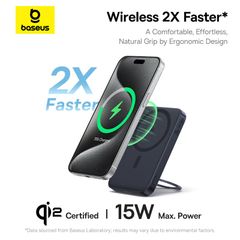 Pin Sạc Không Dây Baseus PicoGo Qi2 with Rotatable Stand 5000mAh 20W (with C to C 3A Cable 30cm)