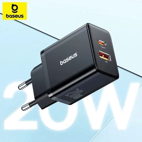 Củ Sạc Nhanh Baseus Cube Fast Charger C+U 20W