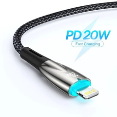 Cáp Sạc Nhanh C to Lightning Cho iPhone 14 Series Baseus Glimmer Series Fast Charging Data Cable Type-C to iP 20W