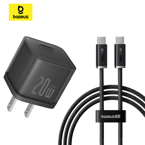 Combo Sạc Nhanh Baseus GaN5S Fast Charger 1C 20W/30W Cho iPhone 15 Series (Nhỏ gọn, sạc nhanh PD/Quick Charge)