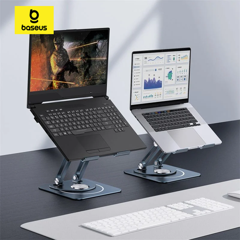 Giá Đỡ Tản Nhiệt Đa Năng Baseus UltraStable Pro Series Xoay 360 Độ Dùng cho Laptop/Macbook (Chất liệu kim loại cao cấp, điều chỉnh độ cao và góc nhìn)