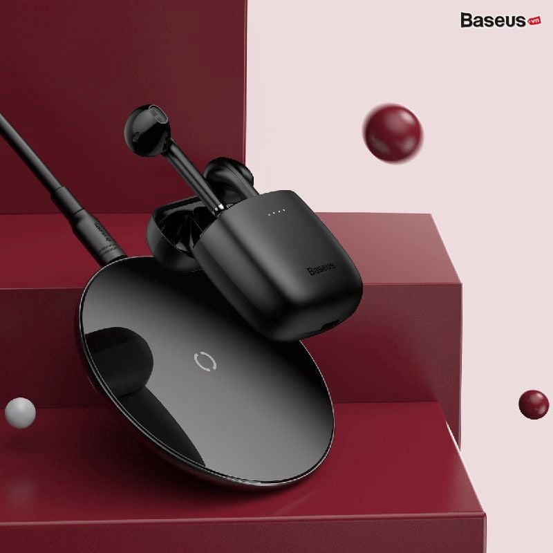 Tai nghe không dây Baseus Encok True Wireless Earphones W04/ W04 Pro (TWS, Wireless charger, Earbuds Mini, New Model 2020)