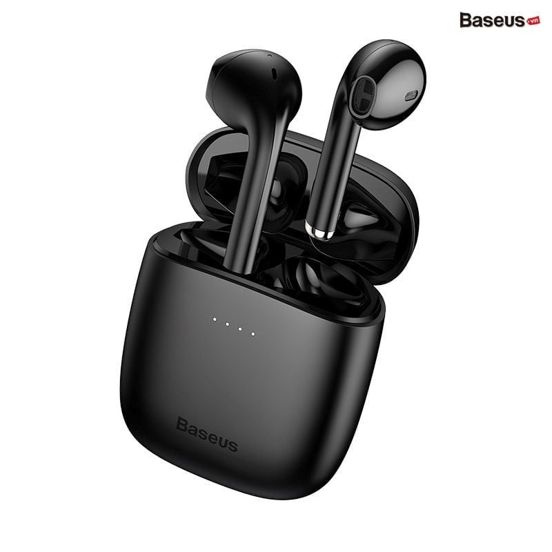 Tai nghe không dây Baseus Encok True Wireless Earphones W04/ W04 Pro (TWS, Wireless charger, Earbuds Mini, New Model 2020)