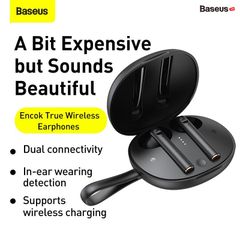 Tai nghe True Wireless Baseus Encok True Wireless Earphones W05 (Bluetooth 5.0, 4h sử dụng liên tục, cảm biến tiệm cận)