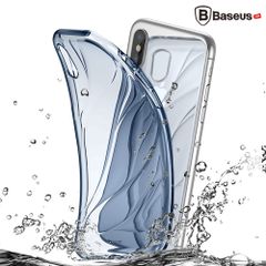 Ốp lưng silicone trong suốt Baseus Water Modelling LV219 cho iPhone X ( Soft TPU)