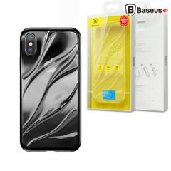 Ốp lưng silicone trong suốt Baseus Water Modelling LV219 cho iPhone X ( Soft TPU)