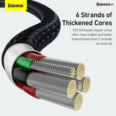 Cáp sạc nhanh, siêu bền Baseus Water Drop-Shaped Lamp Type C Cable (66W, 480Mbps, 6A Super Fast Charge )