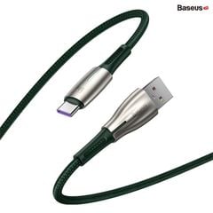 Cáp sạc nhanh, siêu bền Baseus Water Drop-Shaped Lamp Type C Cable (66W, 480Mbps, 6A Super Fast Charge )