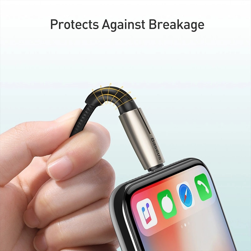 Cáp sạc nhanh C to Lightning Baseus Waterdrop Series PD cho iPhone/ iPad ( 1.3m, Type-C to iPhone Power Delivery 18W Quick charge & Data Zinc Alloy Cable)