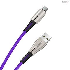 Cáp sạc nhanh siêu bền Baseus Waterdrop Micro USB Cable dùng cho Smartphone Android Samsung/ Oppo/ Xiaomi (4A/20W, Data Sync and QC/VOOC Quick Charging, Nylon Braided)