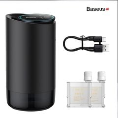 Máy Khuếch Tán Nước Hoa Khô Baseus Wisdom Car Smart Dual-port Atomized Aromatherapy Diffuser (Cup Holder Version)