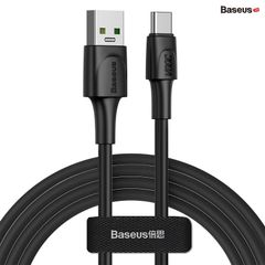 Cáp sạc nhanh Baseus White Series Type-C cho OPPO/Samsung/Xiaomi/Huawei (5A, support VOOC/QC3.0 Quick Charging cable)