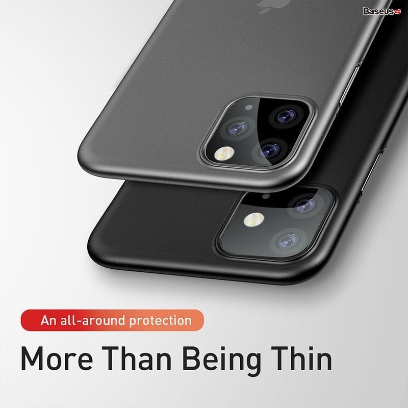 Ốp lưng Baseus Wing Case – Siêu mỏng 0.45mm, chống bám vân tay, nhựa cứng, cho iPhone 11/Pro/Pro Max (2019)