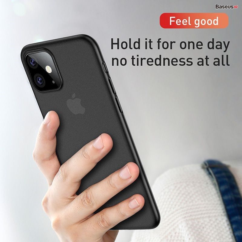 Ốp lưng siêu mỏng, chống bám vân tay Baseus Wing Case dùng cho iPhone 11/Pro/Pro Max Series 2019 ( 0.45mm Ultra Thin Hard Plastic Case)