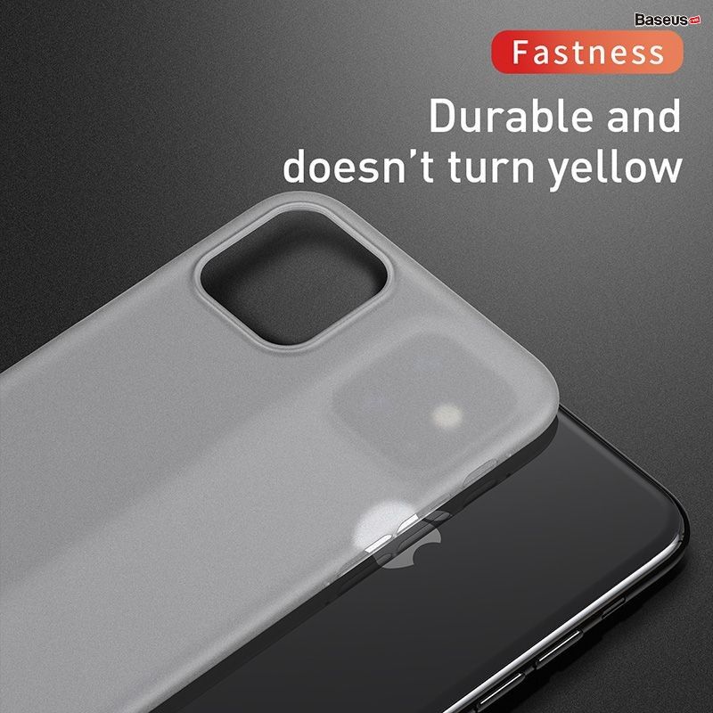 Ốp lưng siêu mỏng, chống bám vân tay Baseus Wing Case dùng cho iPhone 11/Pro/Pro Max Series 2019 ( 0.45mm Ultra Thin Hard Plastic Case)