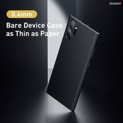 Ốp lưng siêu mỏng, chống bám vân tay Baseus Wing Case cho Samsung Note10/10 Plus ( 0.4mm Ultra Thin Hard Plastic Wing Case)