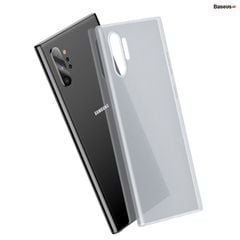 Ốp lưng siêu mỏng, chống bám vân tay Baseus Wing Case cho Samsung Note10/10 Plus ( 0.4mm Ultra Thin Hard Plastic Wing Case)