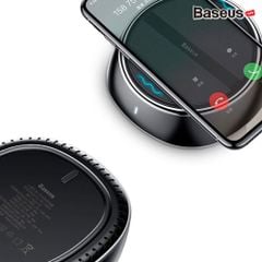 Đế sạc nhanh không dây Baseus Wireless Charger LV313 tích hợp 3 cổng sạc USB 3.4A cho iPhone/ Samsung/Xiaomi (10W,Qi Wireless Quick Charger with 3 USB Ports 3.4A)