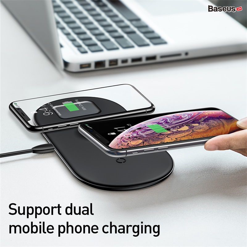 Bộ sạc không dây Baseus Smart 3in1 Wireless Charger For Phone/Watch/ A