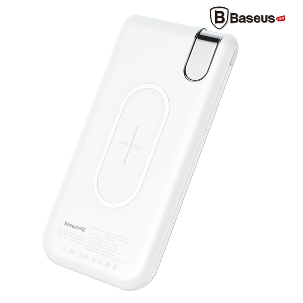 Pin sạc dự phòng không dây Baseus X Lighting LV268 cho iPhone 8/ iPhoneX/ S8/S9/N8/N9 (10,000mAh, 2A, 5W Qi Wireless Charger, Type C Power Bank)