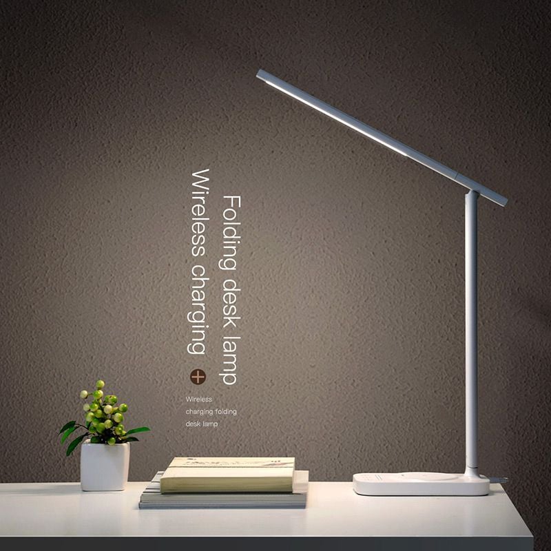 Đèn xếp để bàn tích hợp sạc nhanh không dây Baseus Lett 2 in 1 Wireless Charger  Folding Desk Lamp (10W Wireless Quick Charging, Touch and Timer Functions)