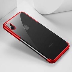 Ốp lưng trong suốt viền si màu Baseus Glitter Case cho iPhone XS/ XR/ XS Max (Hard PC, Ultra Thin Luxury Plating Plastic Case)