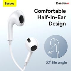 Tai Nghe Type-C  Baseus Encok lateral in-ear Wired Earphone C17 Cho Smartphone & iPad Pro