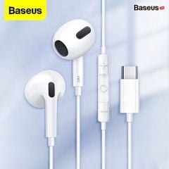 Tai Nghe Type-C  Baseus Encok lateral in-ear Wired Earphone C17 Cho Smartphone & iPad Pro