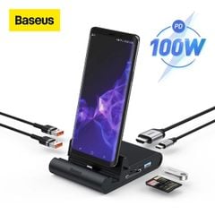 Hub Mở Rộng Đa Năng Baseus Mate Docking Type-C Mobile Phone Intelligent HUB Docking Station Pro