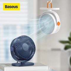 Quạt Mini Để Bàn Baseus Serenity Desktop Fan (USB/2000mAh, Nhỏ gọn Di Động, Có Thể Điều Chỉnh Góc Độ)