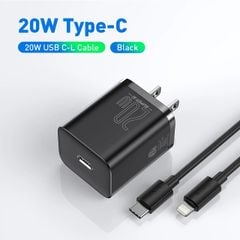 Củ sạc nhanh nhỏ gọn Baseus Super Si Pro Quick Charger 1C 20W (PD/QC/PPS/SCP/FCP Multi Quick Charge Protocol, Type C  Smart Protect Charger)