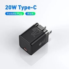 Củ sạc nhanh nhỏ gọn Baseus Super Si Pro Quick Charger 1C 20W (PD/QC/PPS/SCP/FCP Multi Quick Charge Protocol, Type C  Smart Protect Charger)