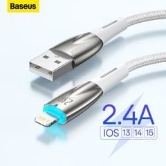 Cáp Sạc Nhanh Cho iPhone Baseus Glimmer Series Fast Charging Data Cable USB to Lightning 2.4A