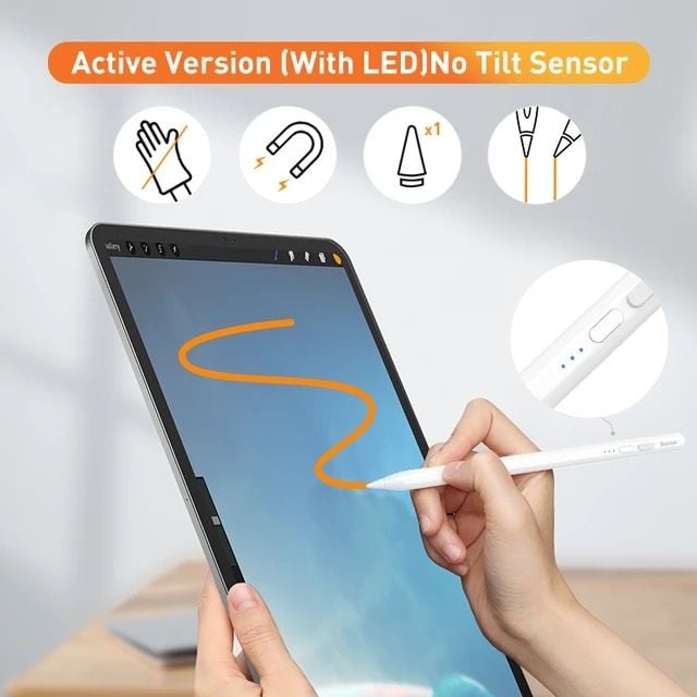 Bút Cảm Ứng Baseus Pencil 2 Pro Smooth Writing Wireless Charging Stylus, Dùng Cho iPad Mini6 Pro Air4, 5 (Palm Reject, Magnetic, Wireless Charging, Bluetooth, App control)