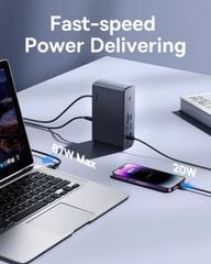 Hub Mở Rộng Đa Năng Baseus UnionJoy Pro 17-Port (8K@30Hz Ultra Four-Screen Multifunctional HUB Docking Station)