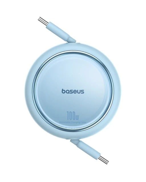 Cáp Sạc Nhanh C to C Rút Gọn Baseus Free2Draw Mini Retractable 100W (cho iPhone 15, Macbook/Laptop, iPad/Smartphone/Tablet Android)