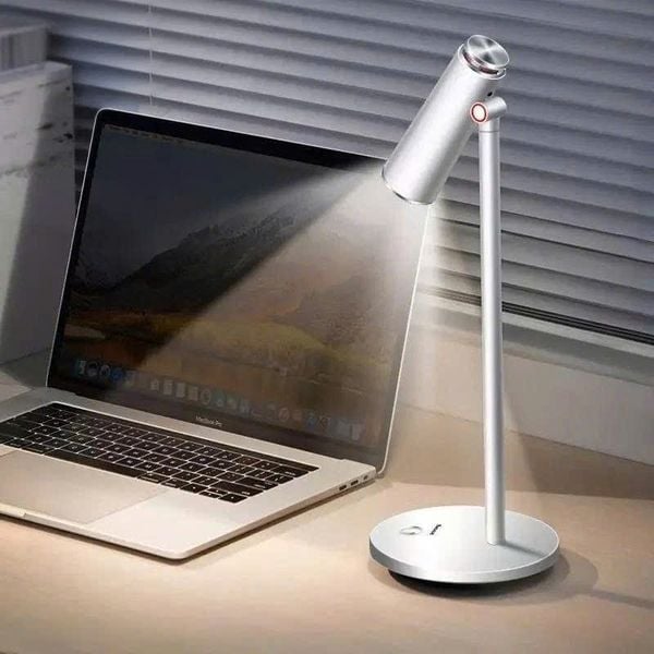 Đèn đọc sách để bàn chống mõi mắt, chống cận Baseus i-work Series Charging Office Reading Desk Lamp (1800mAh, 40+ hours, 3 mode Color, Spotlight)