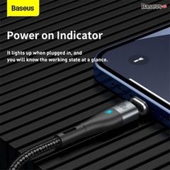 Cáp từ hỗ trợ sạc nhanh Type C to Lightning 20W cho iPhone 12 Series Baseus Zinc Magnetic Safe (C to iP, 20W PD Fast Charging Data Cable)