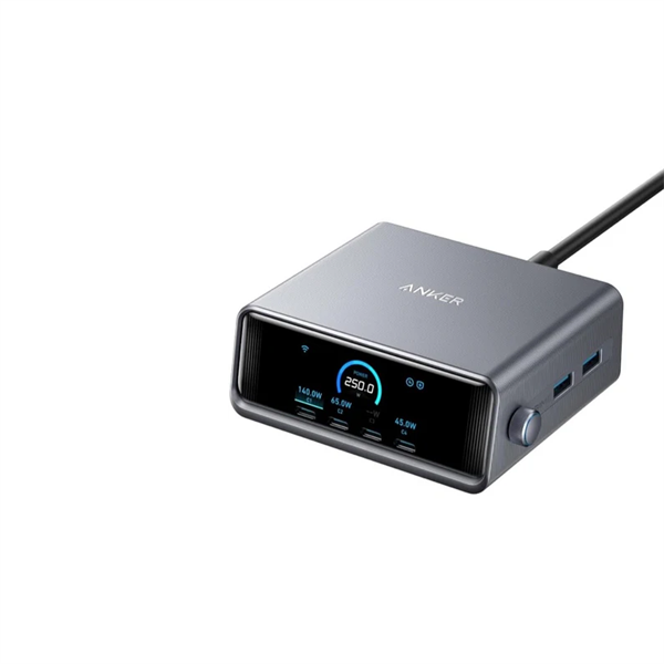 Sạc 6 Cổng Anker Prime 250W GaN - A2345