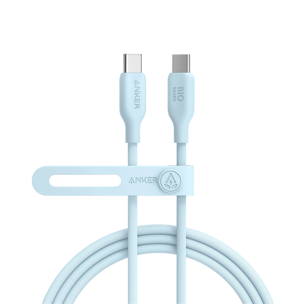 Cable Anker 544 USB-C a USB-C · 140 W · azul