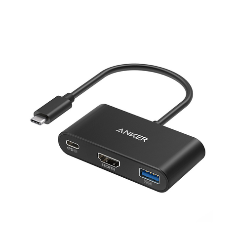 Bộ Chia Cổng 3-in-1 Usb-C Hub PD 100W, HDMI 4K Anker - A8339