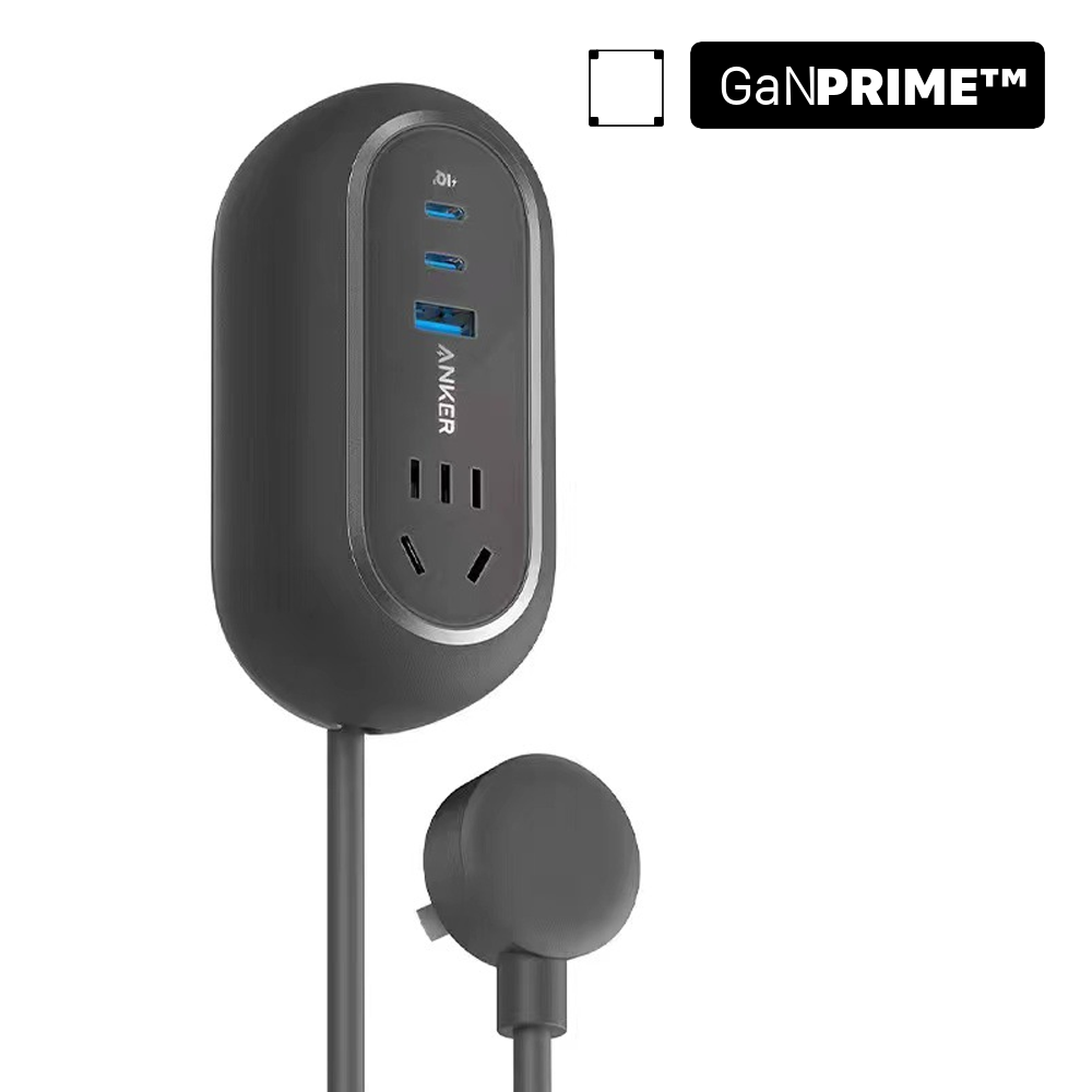 Giải pháp phụ kiện Sạc 6 Cổng kiêm Ổ Cắm Điện Anker 615 GaNPrime 65W - A9125. (Nguồn: Anker.vn)