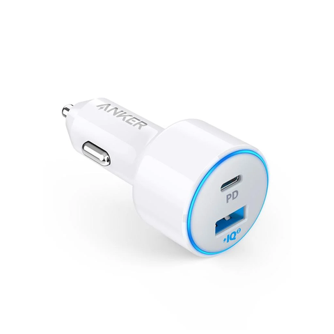 Sạc ô tô Anker 2 Cổng 49.5W, PowerDrive II Power Delivery - A2229