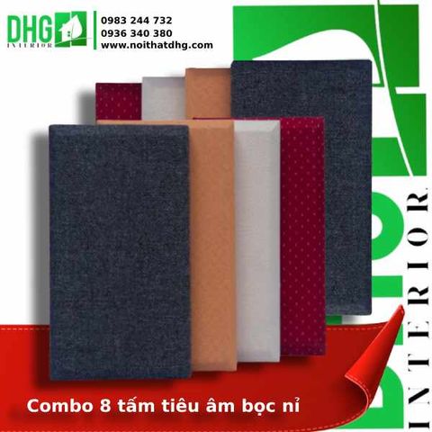 Combo 8 tấm tiêu âm bọc nỉ